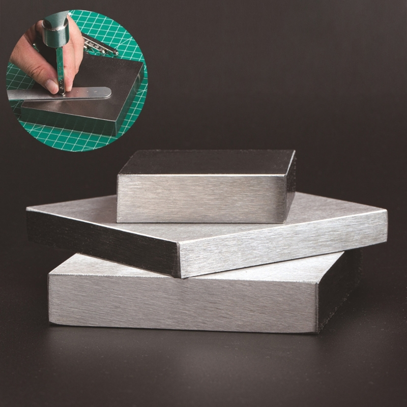 Jewelry Making Anvil - Robuster quadratischer Amboss für Schmuckhersteller, Metallstanzblock,