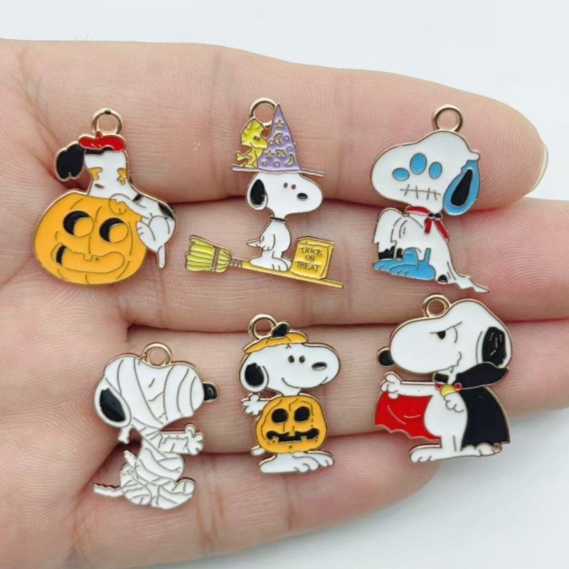 Jewelry Making Accessories - 10 Stück Niedliche Halloween Cartoon Welpen