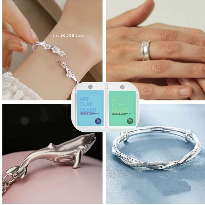 Jewelry Making Raw Materials - Reines Silber-Clay für DIY-Silberschmuck: Materialien zur