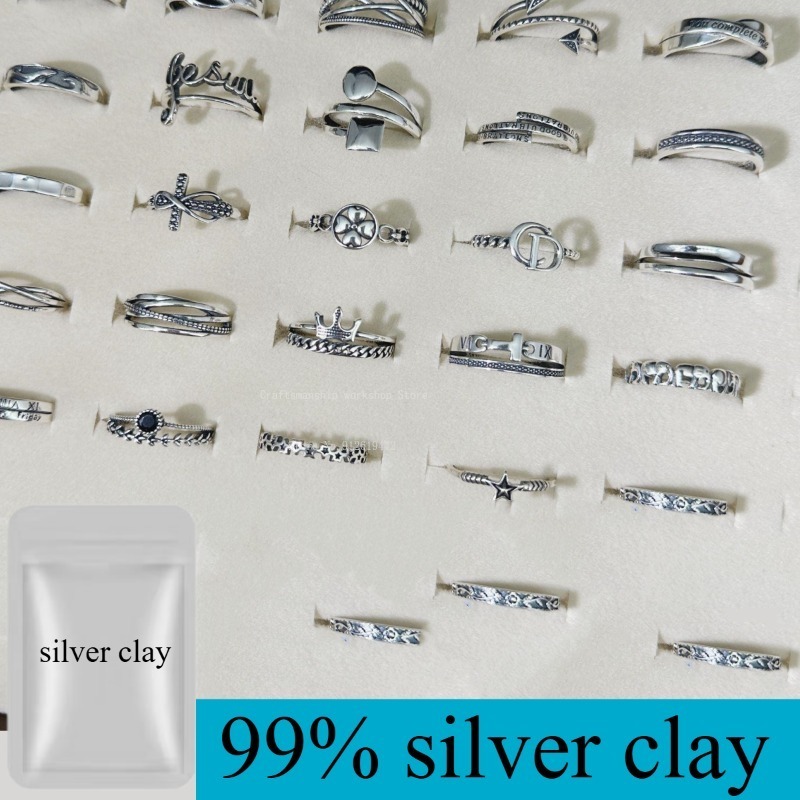 Jewelry Making Raw Materials - 5g/10g Reiner Silberknete für DIY-Schmuckherstellung, Rohmaterial