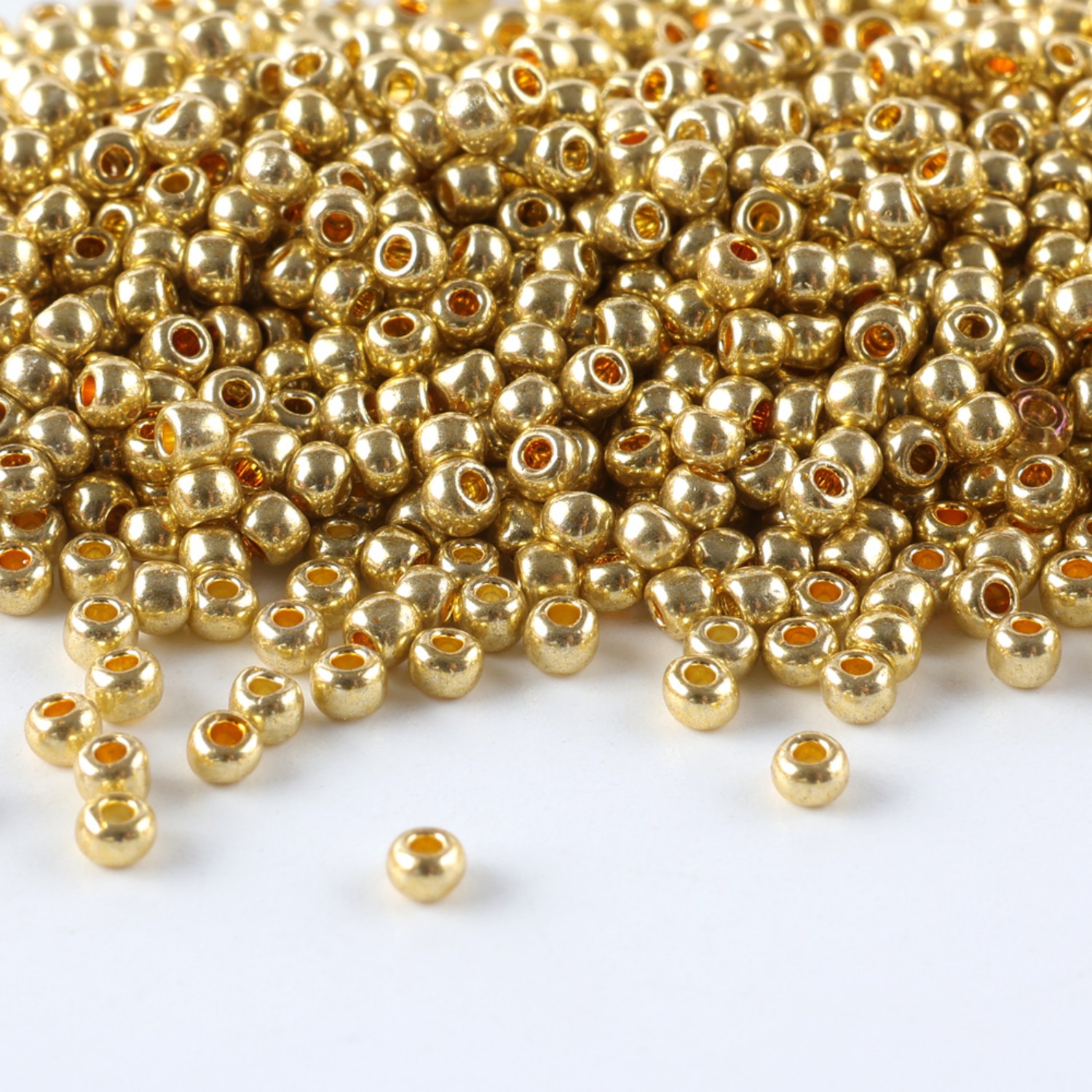 Seed Bead Tube - Domestic CJ 11/0 Metallische Runde Perlen