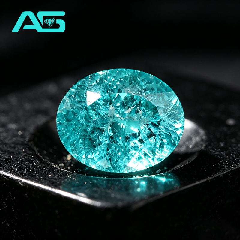 Jewelry Making For 5 Year Old - Hochwertiger Paraiba-Granat in ovaler Form aus