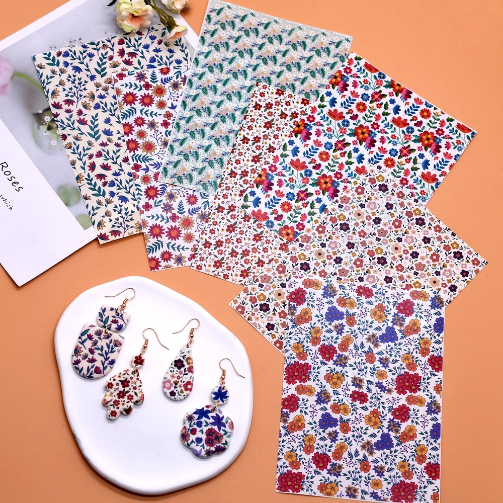 Jewelry Making Tutorials - SNASAN DIY Prächtige Blume Aquarell Transfer