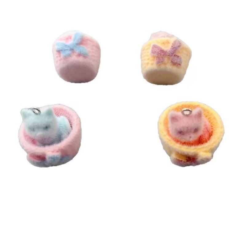 4 Stück 3D-Plüsch-Katzenanhäng – Jewelry Making Accessories Bewertung und Preis
