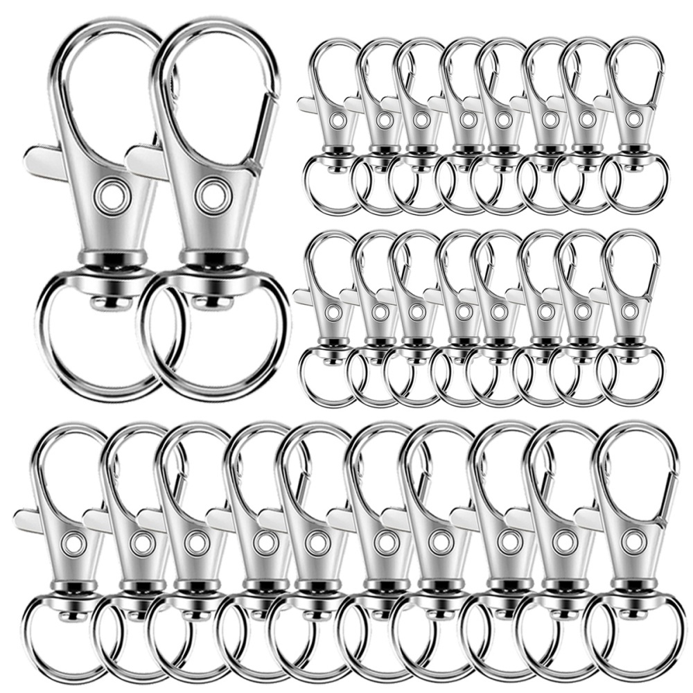 25-200 Stück Metall-Drehkarabi – Jewelry Making Rings Bewertung und Preis