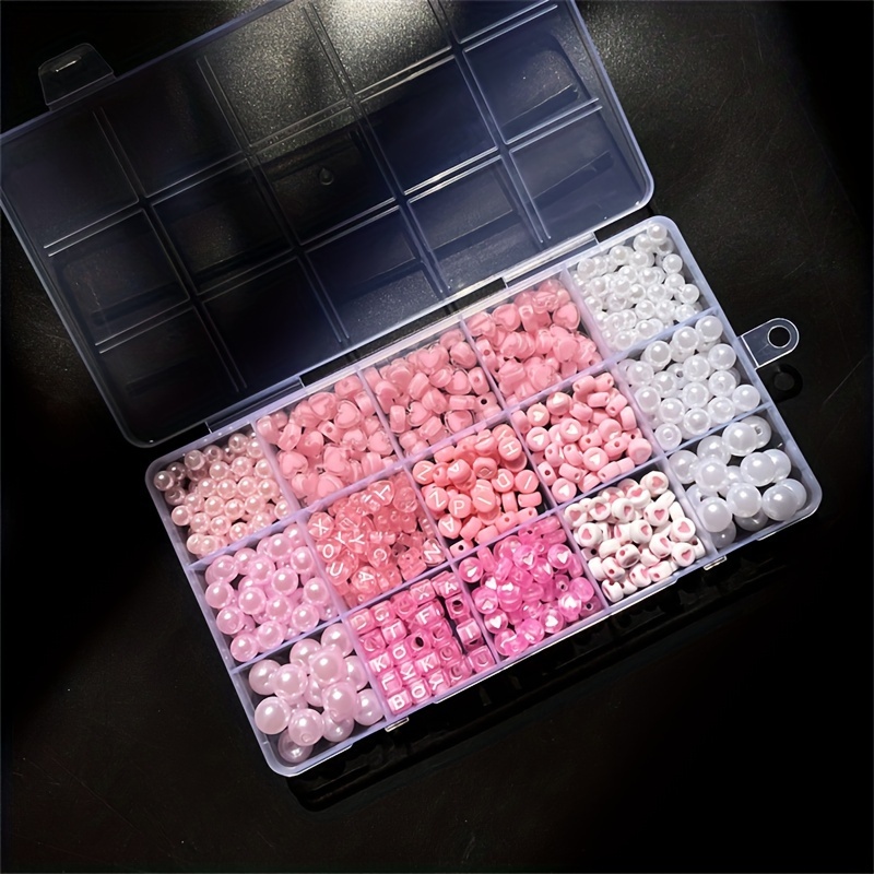 10-teiliges rosa Alphabet-Set, – Jewelry Making Tutorials Bewertung und Preis