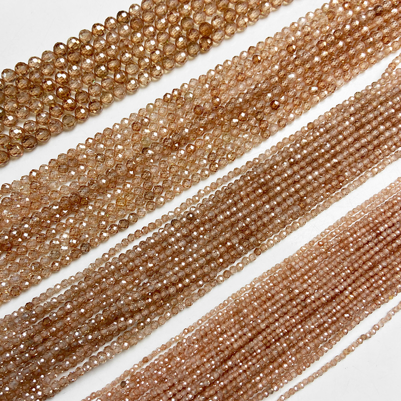 Champagner natürliche facettie – Seed Bead Tube Bewertung und Preis