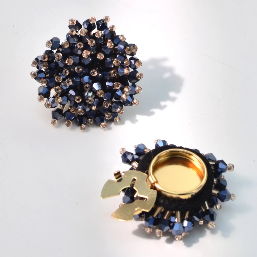 2 Stück elegante Knopfabdeckun – Jewelry Making Accessories Bewertung und Preis