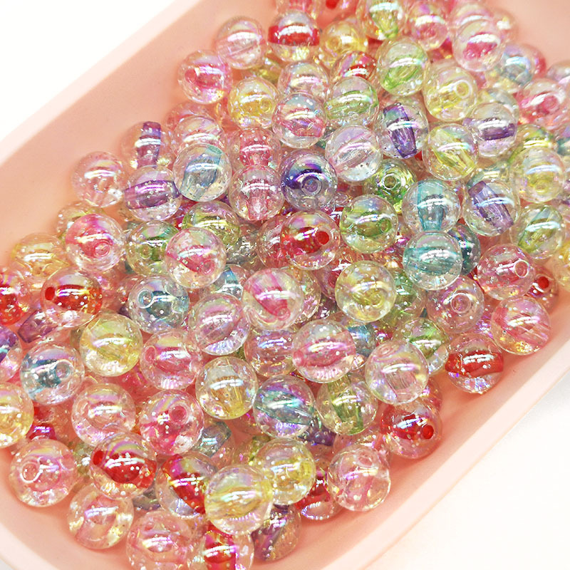 50Pcs 10mm Acryl Perlen Bunte  – Jewelry Making For 5 Year Old Bewertung und Preis