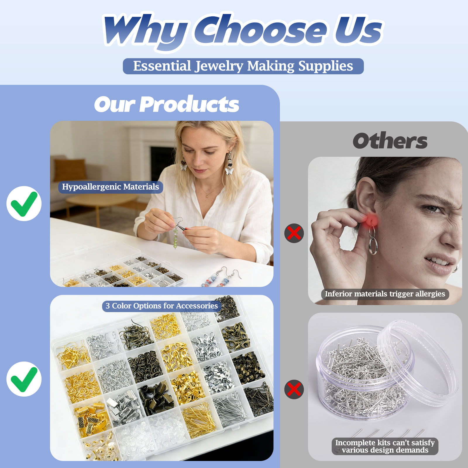 Hypoallergenes Ohrring-Bastels – Jewelry Making At Home Bewertung und Preis