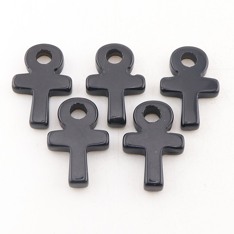 Obsidian Ankh-Kreuz-Anhänger L – Jewelry Making Michaels Bewertung und Preis