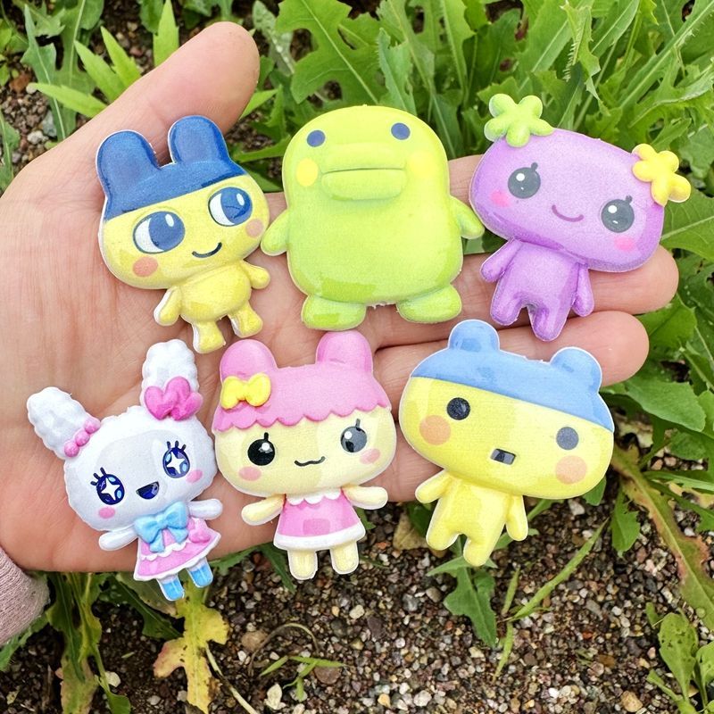 45mm Cartoon-Tamagotchi doppel – Jewelry Making Accessories Bewertung und Preis