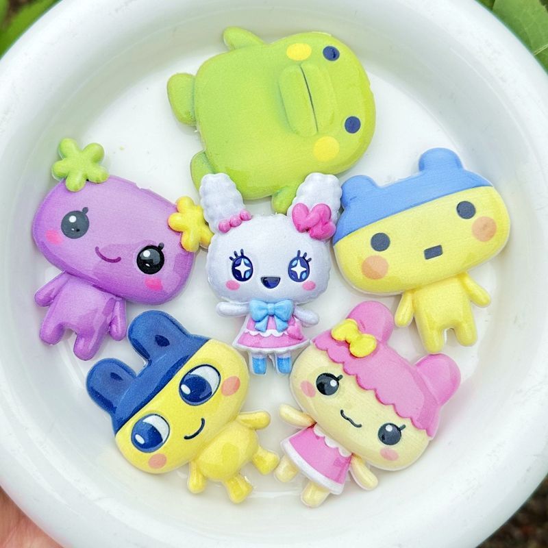 45mm Cartoon-Tamagotchi doppel – Jewelry Making Accessories Bewertung und Preis
