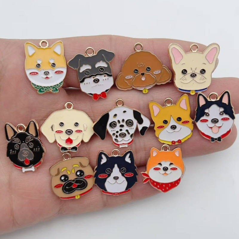 12 Stück Cartoon-Haustier-Anhä – Jewelry Making Accessories Bewertung und Preis