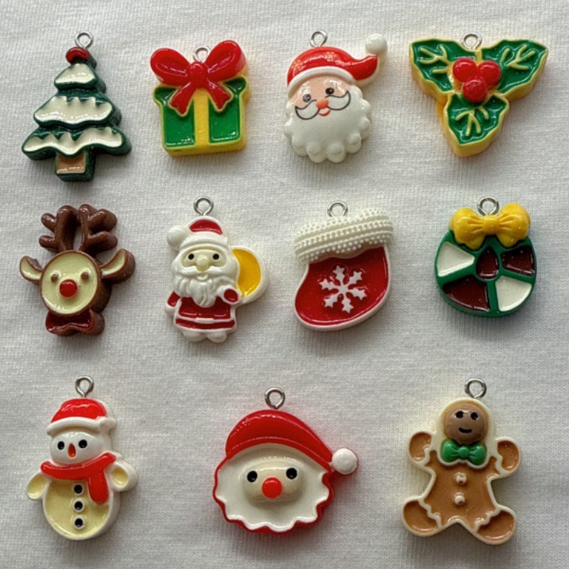 10 Stück Weihnachts-Cartoon-Se – Jewelry Making Accessories Bewertung und Preis