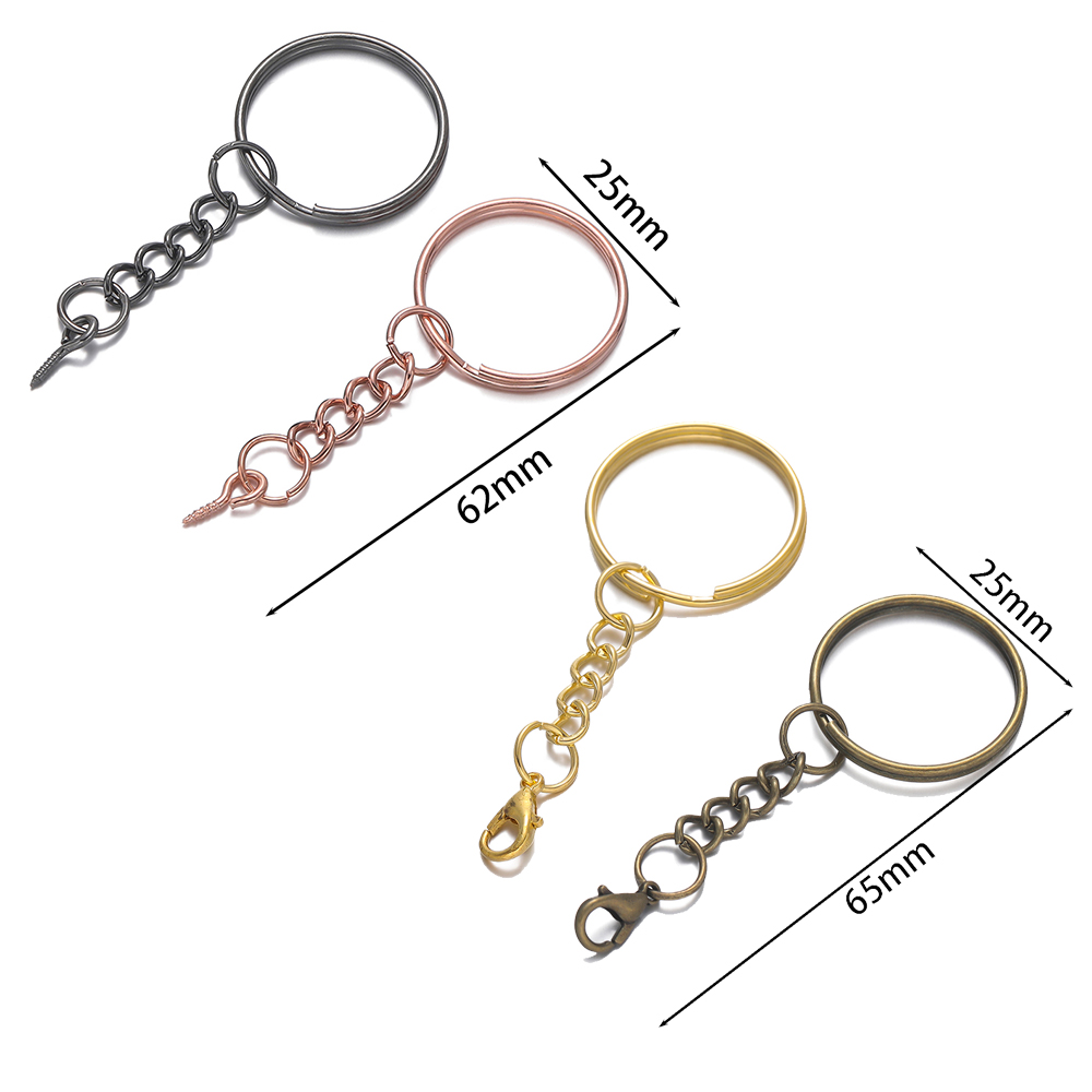 10 Stück/Set 25mm Schraubösen- – Jewelry Making Rings Bewertung und Preis